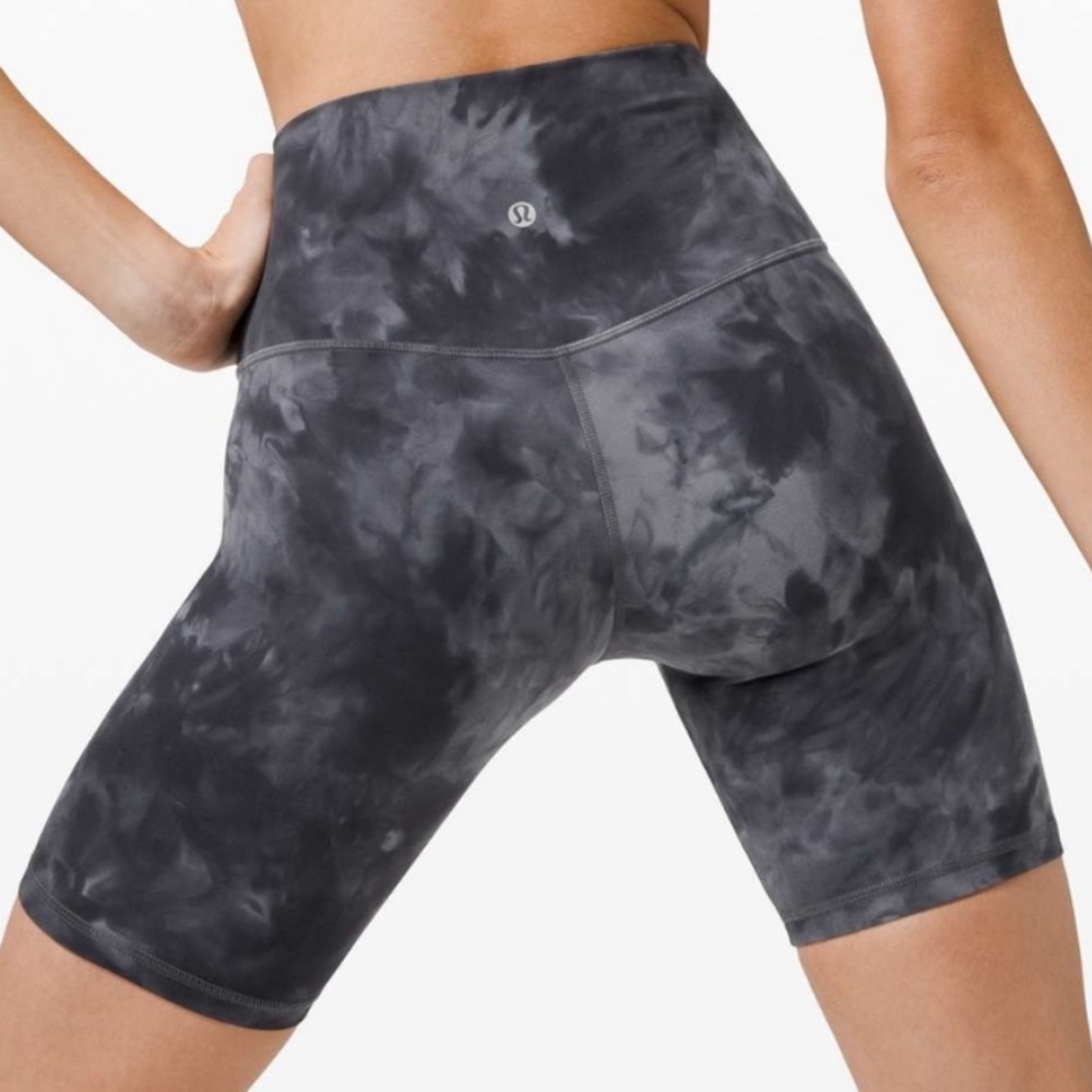LuLuLemon Align High Rise short 6” grey marble